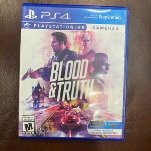 Blood and Truth VR game PS4